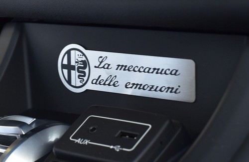 Placca alfa romeo giulietta - alfa,