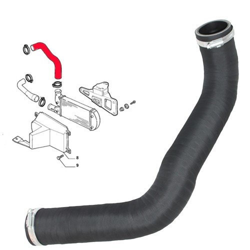 Tubo intercooler ricambio - tubo, di